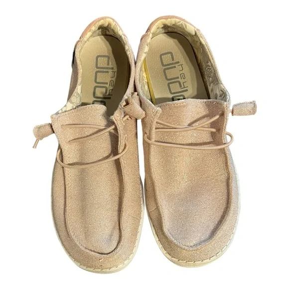 Hey Dude Wendy Stretch Sparkling Pink – Size 7 (EU 38) - Picture 4 of 8